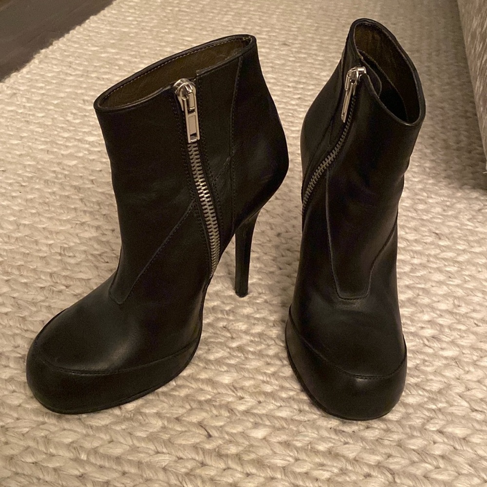 Rick Owens black booties